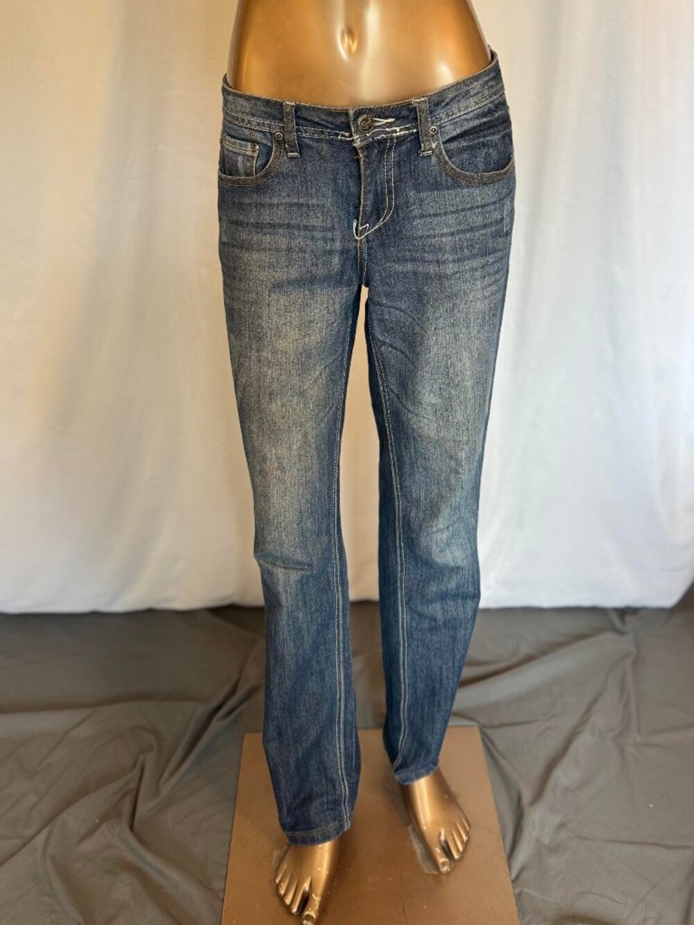 Earl Jean Mid-rise, Straight Leg, Relaxed Jeans